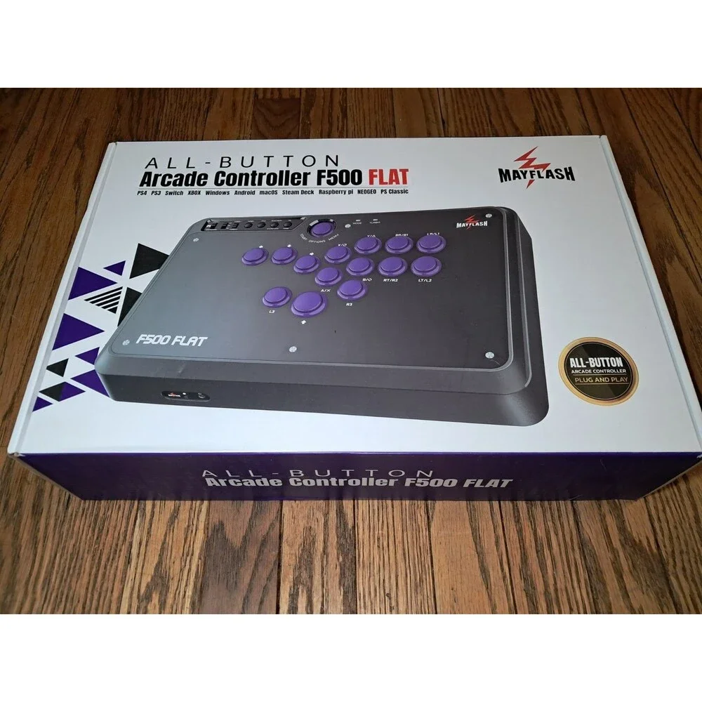 MAYFLASH F500 FLAT All Button Arcade Controller for PlayStation, PC, Xbox